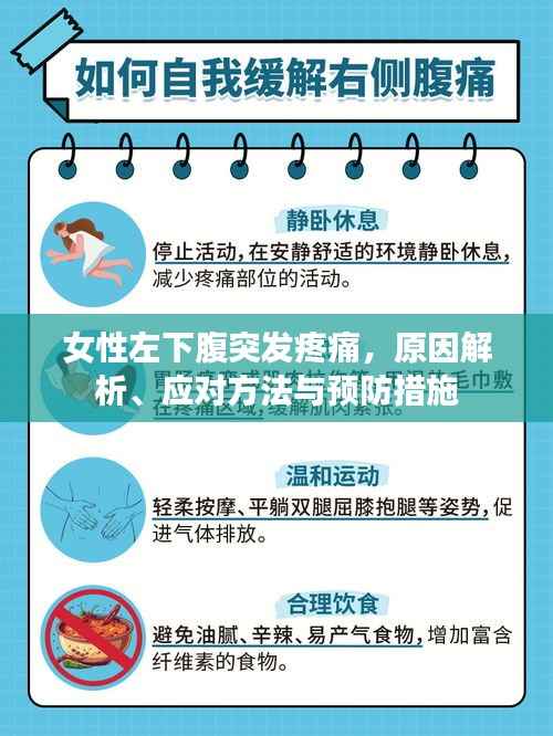 女性左下腹突发疼痛,原因解析、应对方法与预防措施
