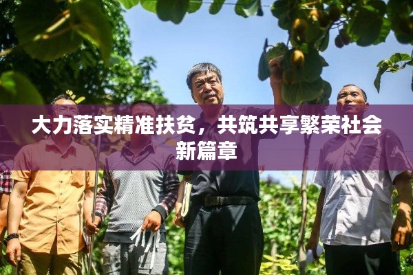 大力落实精准扶贫,共筑共享繁荣社会新篇章