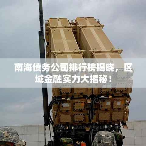 南海债务公司排行榜揭晓,区域金融实力大揭秘!