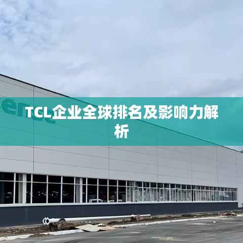 TCL企业全球排名及影响力解析